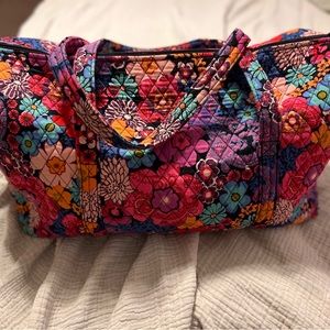 Vera Bradley Duffle Bag with Matching Hanging Toiletry Organizer